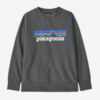 patagonia (パタゴニア)  #63015 P-6 Logo: Forge Grey (PFOG)/キッズ・ライトウェイト・クルー・スウェットシャツ