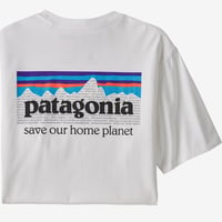 patagonia (パタゴニア)  #37529　White (WHI)   /メンズ・P-6ミッション・オーガニック・Tシャツ