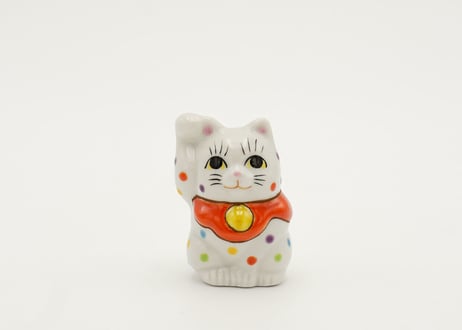 宮創製陶所｜1.5寸招き猫 (赤)