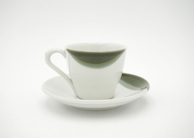 三田製陶所｜スタンドコーヒー カップ＆ソーサー - オリベ