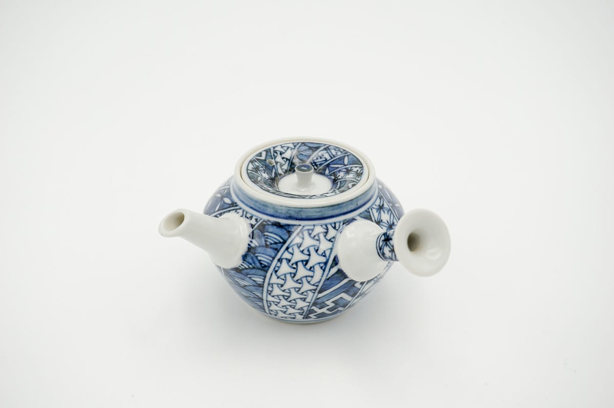 万象窯｜急須 小紋 - 染付 | セラボクタニ公式オンラインショップ