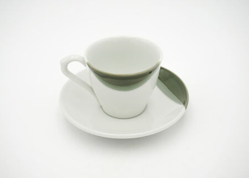三田製陶所｜スタンドコーヒー カップ＆ソーサー - オリベ