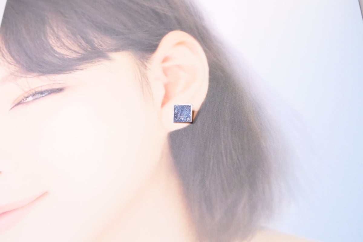 Silver925 シンプル プレート スクウェア 四角 ワンポイント Silver925 シンプル プレート スクウェア 四角 ワンポイント