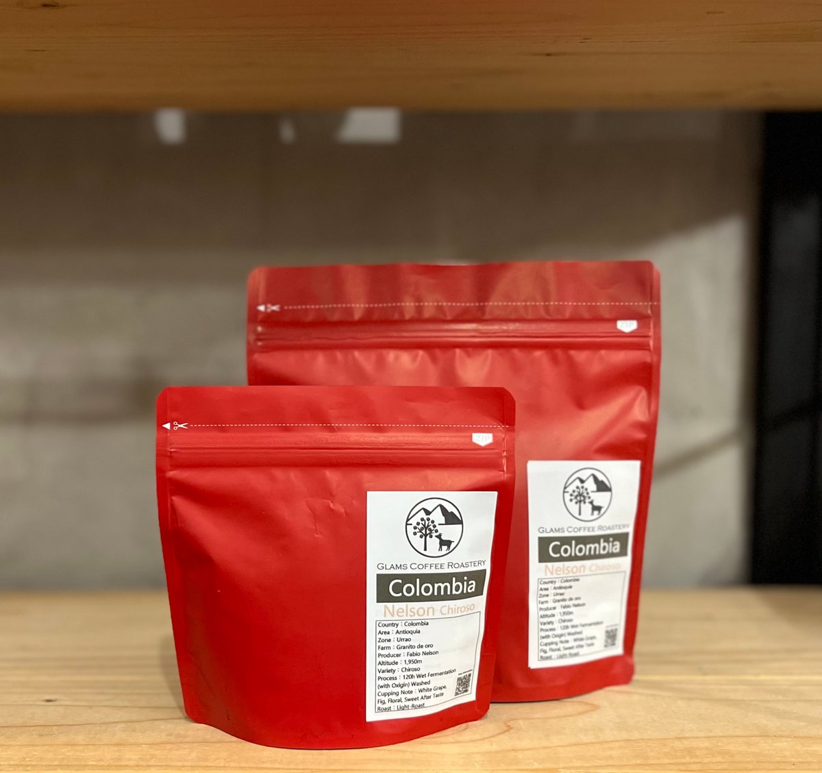 100/200g》コロンビア ネルソン チロソ 浅煎り | Glams Coffee R