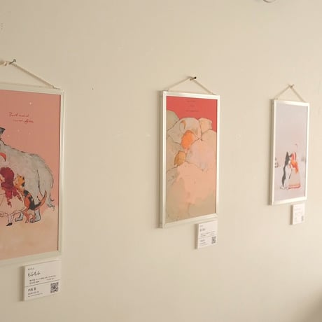 ［内海 憂］個展 Uchiumi Ui　展示作品『もふもふ』