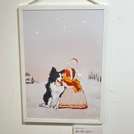 ［内海 憂］個展 Uchiumi Ui　展示作品『ボーダーコリー』