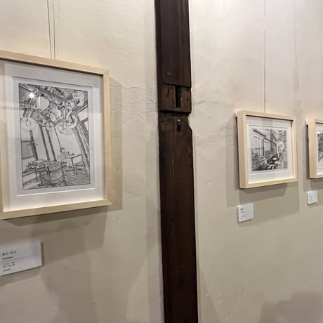 ［なよなた］コラボカフェ 展示作品『あしおと』