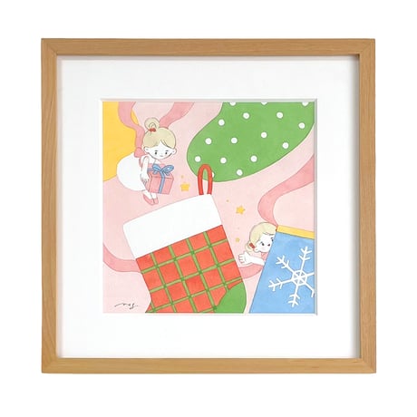 ［meg］個展 Ornament　原画『socks』