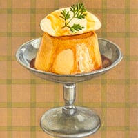 ［タカハシナツミ］個展WREATH 展示作品『レトロプリン』