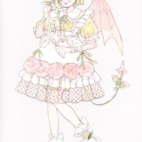 ［オカユウリ］オカユウリ×西瓜みい 二人展 展示作品『Lily』