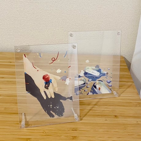 ［Obakesensei］コラボカフェ グッズ『透明ポストカード１』