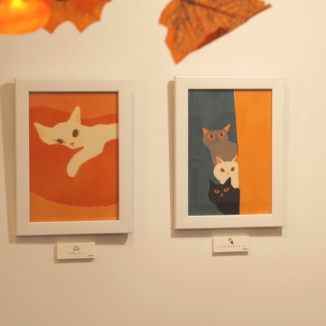 ［mula］個展 Cream　複製原画6『トリプルアイスクリーム』
