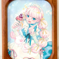［西瓜みい］オカユウリ×西瓜みい 二人展 展示作品『トッピングはおこのみで』