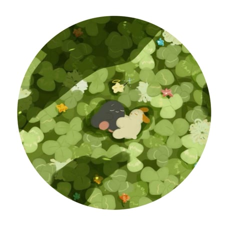 ［Obakesensei］コラボカフェ 展示作品『Clover』