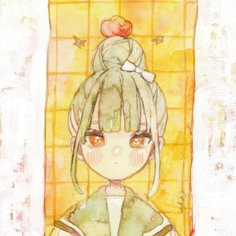 ［オカユウリ］オカユウリ×西瓜みい 二人展 展示作品『サボテンガール』