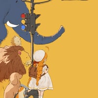 ［内海 憂］個展 Uchiumi Ui　展示作品『信号待ち』
