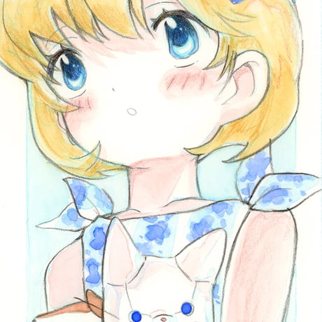［oyasumi］ミニ個展 展示作品『With a Little Cat』