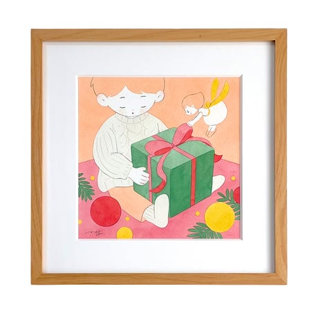 ［meg］個展 Ornament　原画『present』