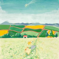 ［Obakesensei］コラボカフェ 展示作品『Patch work hills』