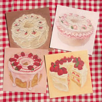 ［タカハシナツミ］個展WREATH グッズ『ポストカードセットB』（4枚）