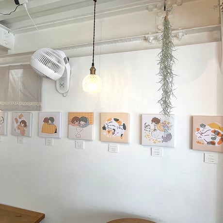 ［いつきゆう］コラボカフェ 展示作品『うたたね』