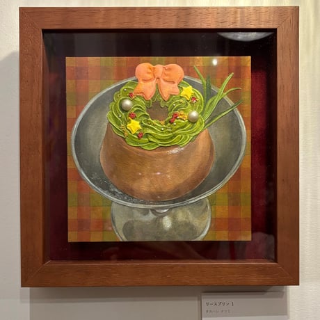 ［タカハシナツミ］個展WREATH 展示作品『リースプリン１』