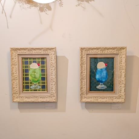 ［タカハシナツミ］個展WREATH 展示作品『クリームソーダ２』