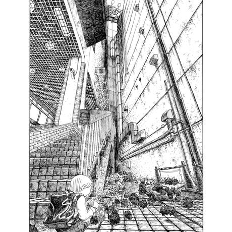 ［なよなた］コラボカフェ 展示作品『道草』
