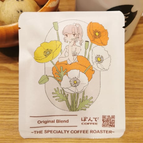 ［おさかなゼリー × ぽんでCOFFEE］ドリップバッグ（3点）＋ コースターセット