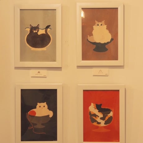 ［mula］個展 Cream　複製原画11『バニラアイス』