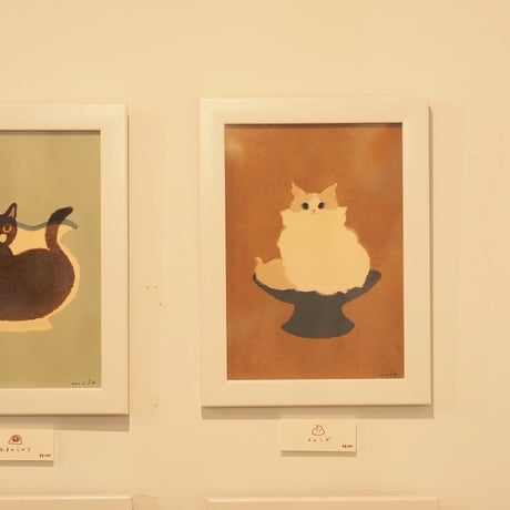 ［mula］個展 Cream　複製原画10『メレンゲ』