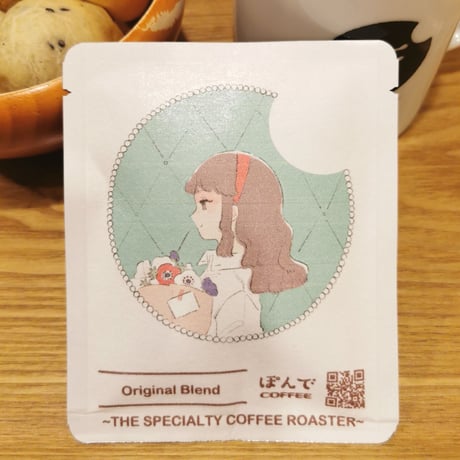 ［おさかなゼリー × ぽんでCOFFEE］ドリップバッグ（3点）＋ コースターセット