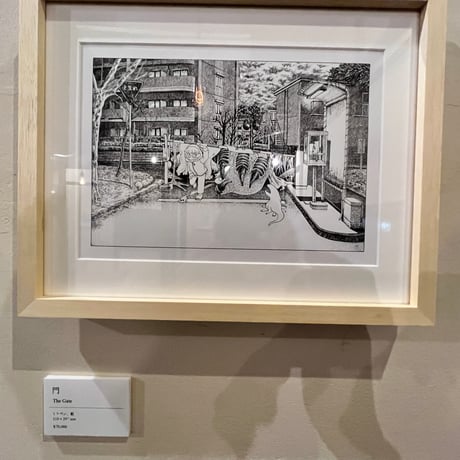 ［なよなた］コラボカフェ 展示作品『門』