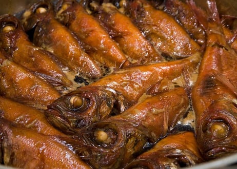 浜の湯名物「金目鯛姿煮」（中サイズ1匹：内容量800ｇ～899ｇ）