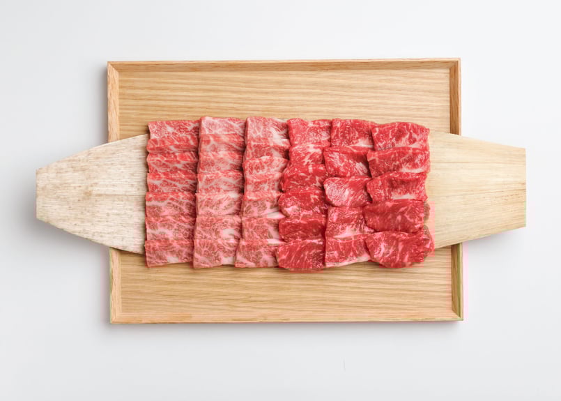 高原黒牛バラ・ロース焼肉セット 500g（バラ250g、ロース250g