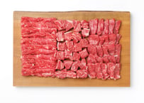 高原黒牛ロースづくし　1000ｇ【ひと口ステーキ350ｇ、焼肉350ｇ、すき焼300ｇ】