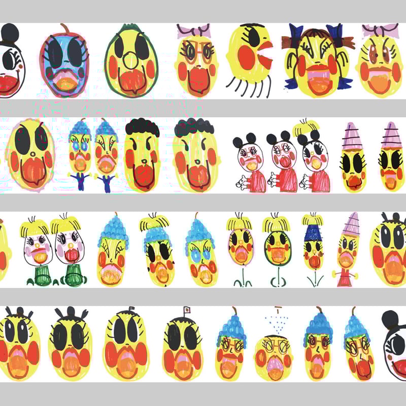 アトリエMOEのオリジナルマスキングテープ5個セット | アトリエモエ