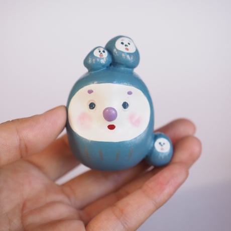 ニヤットダルマ「子だくさん」
