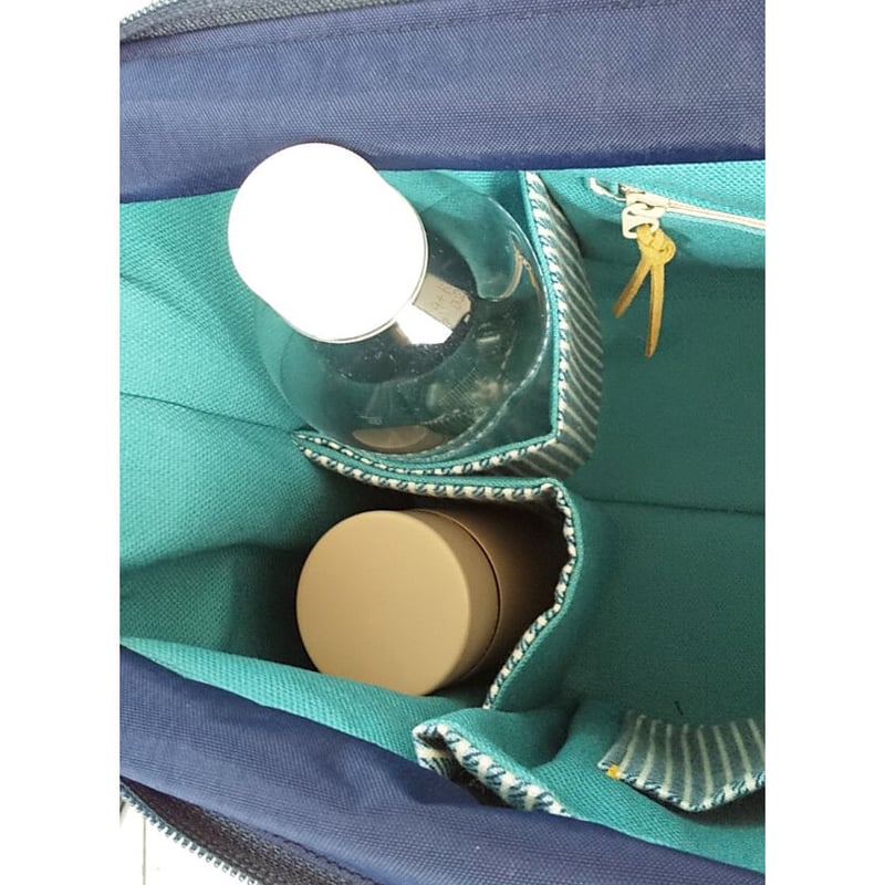 ナイロントートバッグ【ネイビー】 | shiba_como STORE