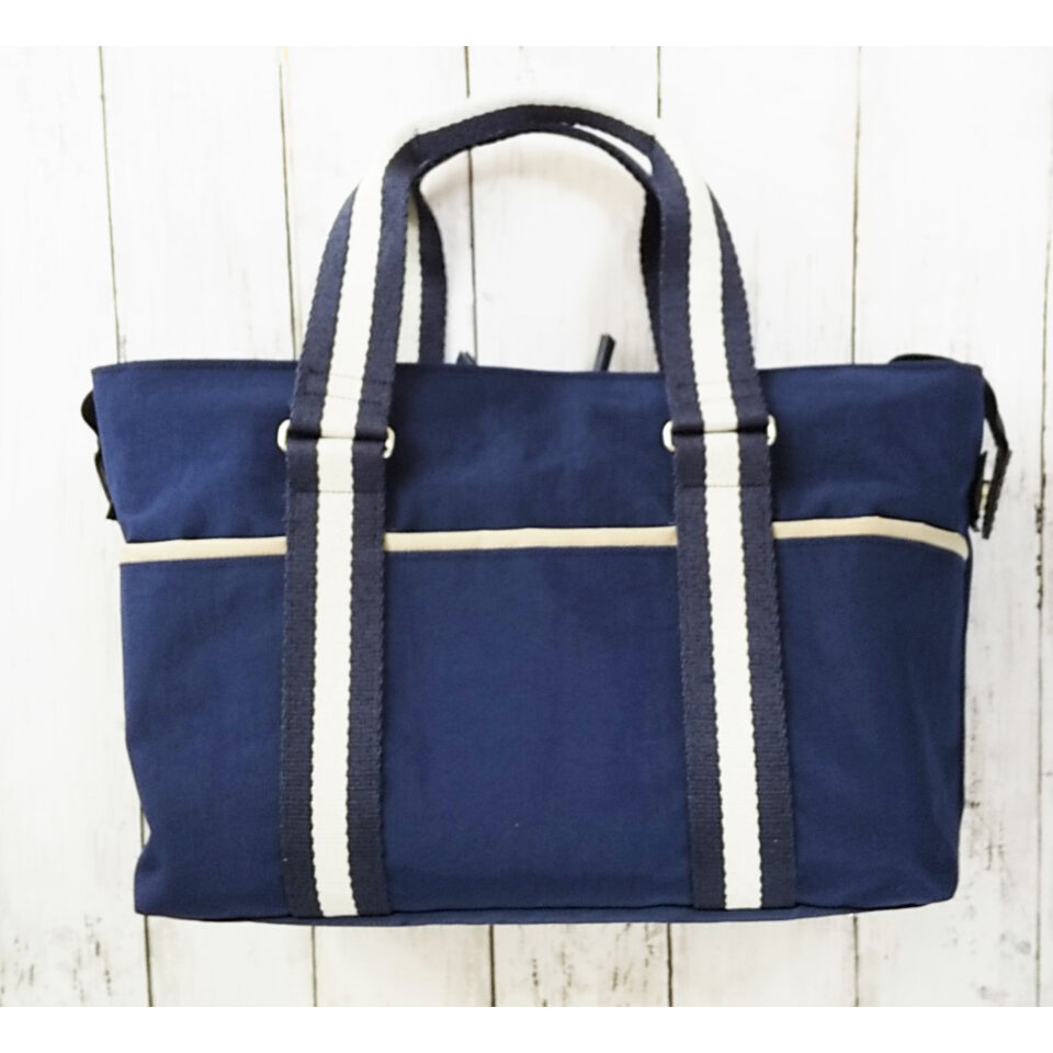 ナイロントートバッグ【ネイビー】 | shiba_como STORE