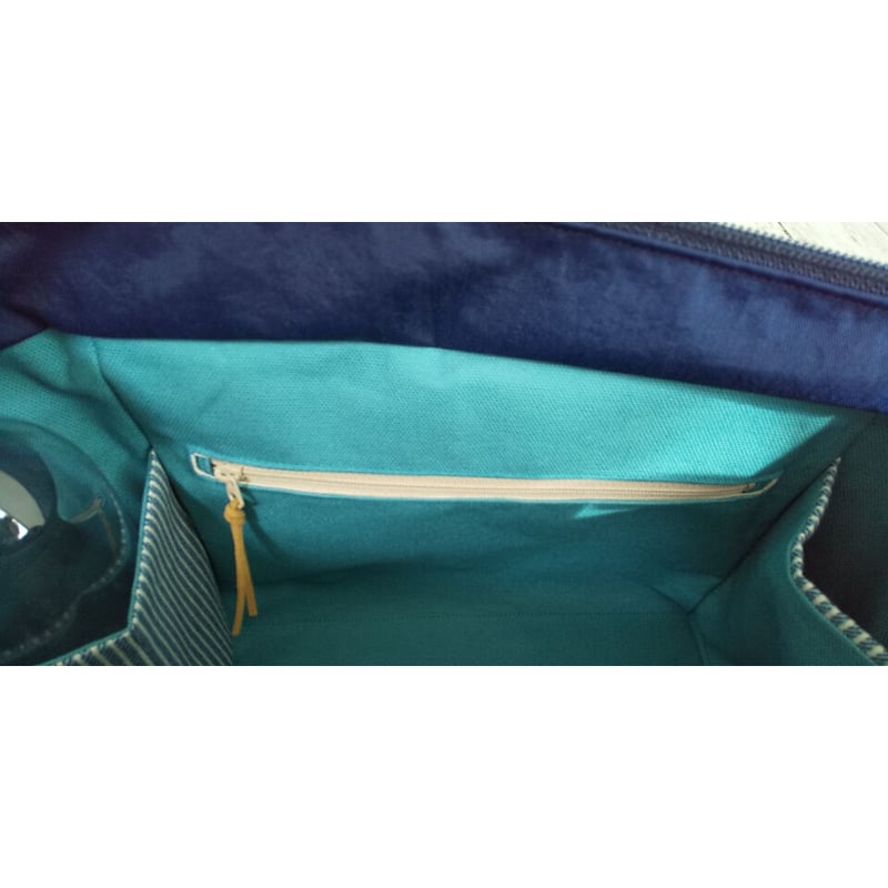 ナイロントートバッグ【ネイビー】 | shiba_como STORE