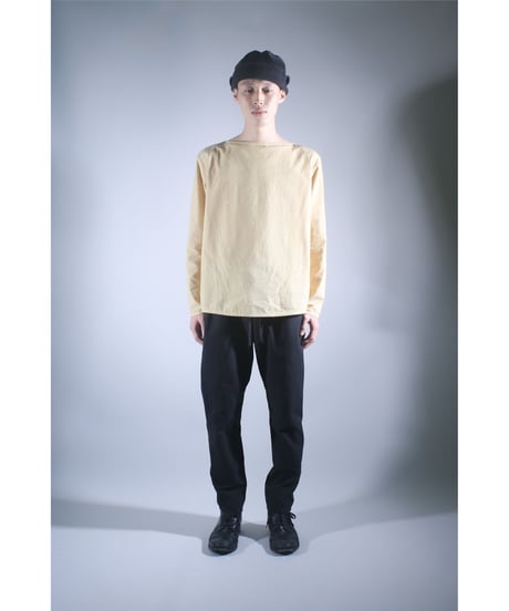 2.Panjabi pants/Cotton canvas/unisex/Greenish  mustard yellow