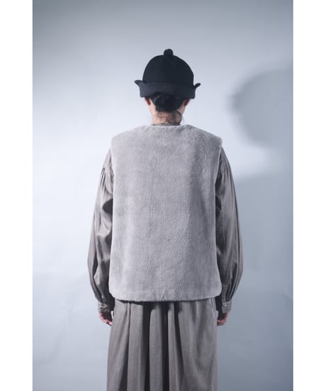 1.Fur Vest/ Organic cotton/size2