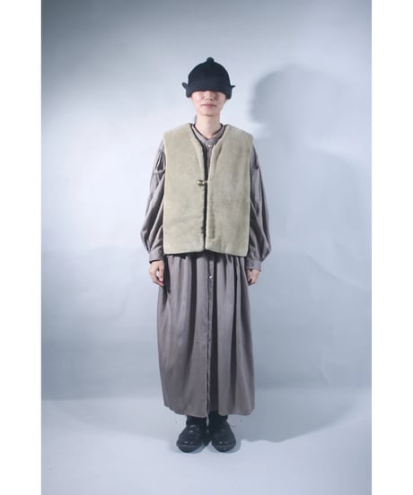 2.Fur Vest/ Organic cotton/size2