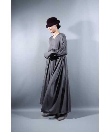 [9/15まで]kitta 草木染め　茜色　ワンピース ドレス　チュニック kitta草木染めワンピース