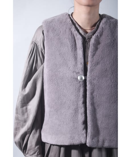 1.Fur Vest/Organic cotton/Size 1