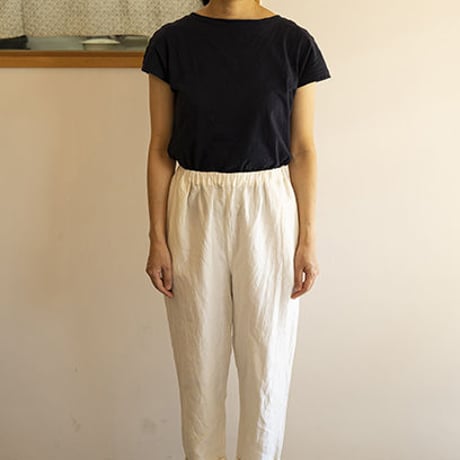 シルッキパンツ -SILKKI LINEN- White