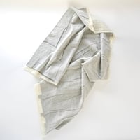 シルッキアップサイクルブランケット -silk and wool- Gray