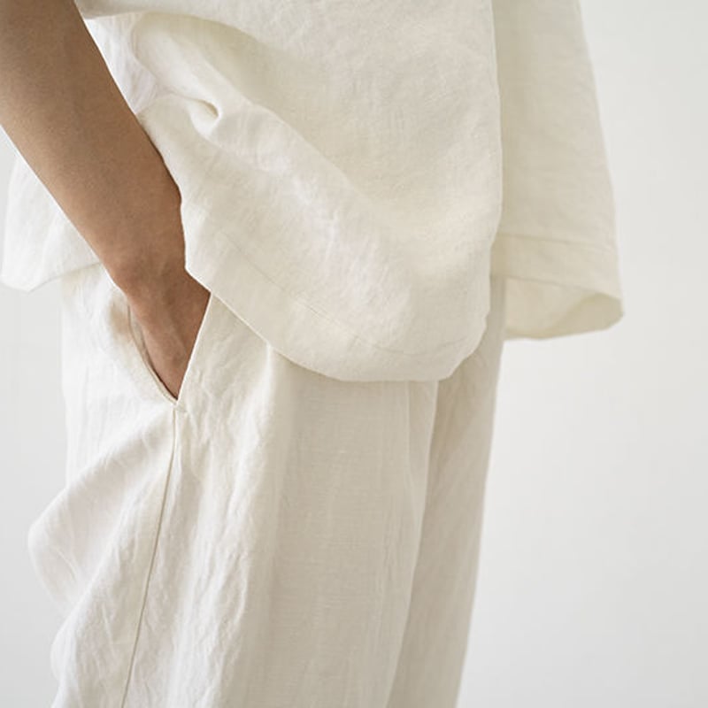 シルッキパンツ -SILKKI LINEN- White | SILKKI shop