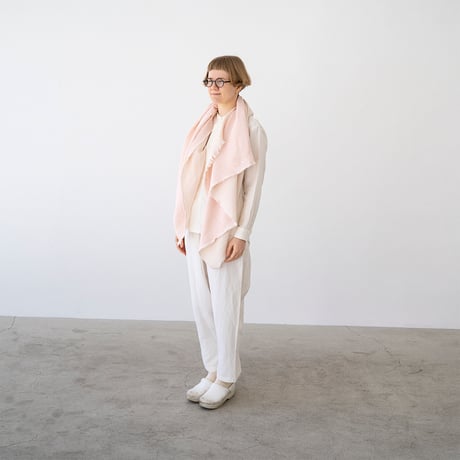 シルッキブランケットストール #3 -Soft pink-